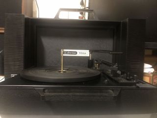 Emerson Wildcat Ds - 51 Suitcase Record Player Bsr Turntable Almost