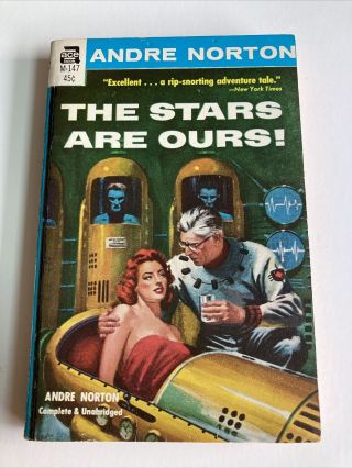 The Stars Are Ours Andre Norton Vintage Science Fiction Gga Paperback Ace