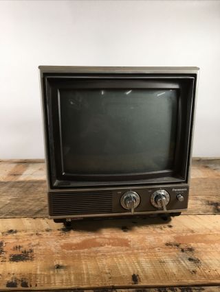 Vintage 1982 Panasonic 10” Color Tv Television Ct - 1110d