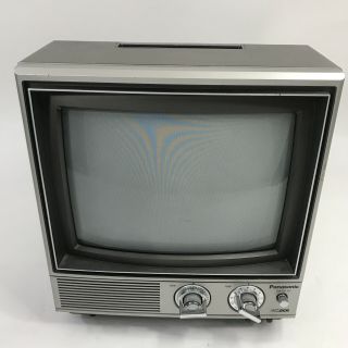Vtg Panasonic Quintrix Ii Solid State Color Tv Model Ct - 1120