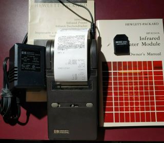 Infrared Printer Module For Vintage Hp41 Series Calculators & Printer W/manuals