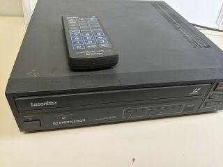 ✅pioneer Ld - V2200 Laservision Laserdisc Ld Disc Player W/remote -