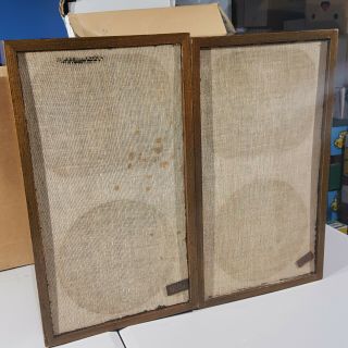 2 Acoustic Research Ar 2ax Vintage Speakers Serial Ax - 160573