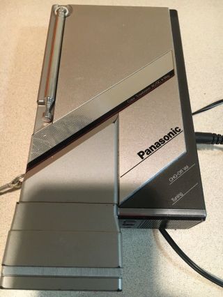 1984 PANASONIC TRAVELVISION CT - 101 Mini Handheld COLOR TV 2