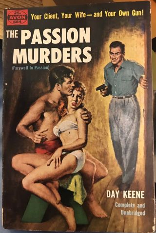 The Passion Murders By Day Keene Avon Books 684 Rare