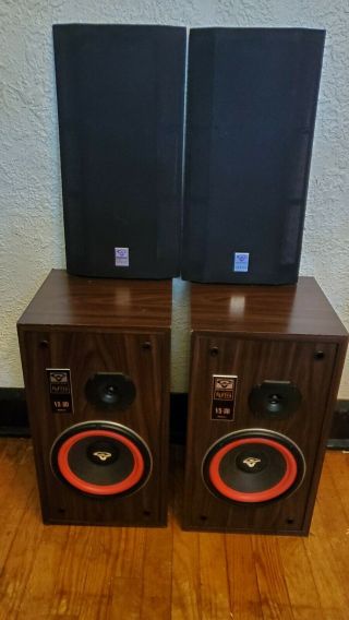 Pair Cerwin Vega Vs 80 Series Two Way Vs - 80 Speakers Refoamed
