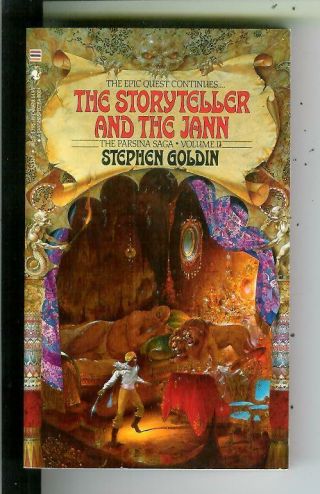 The Storyteller And The Jann By Goldin,  Bantam 27532 Fantasy Pulp Vintage Pb