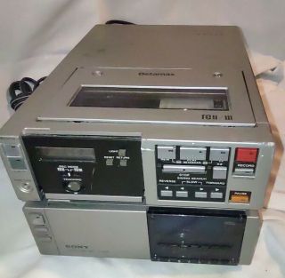 Sony Sl - 2000 Betamax Player Recorder,  Tuner Timer Tt - 2000,  Remote,  Ac - 220,  Vgc