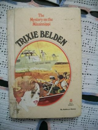 Trixie Belden 15 The Mystery On The Mississippi (oval Hardcover) Ex - Library