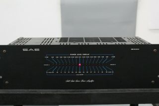 Sae Scientific Audio Electronics Power Amplifier Model 3100 - Powers On