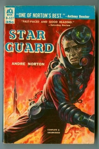 Star Guard By Andre Norton Vintage 1961 Ace Paperback D - 527 Emshwiller Cover