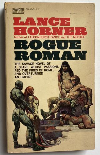 Rogue Roman By Lance Horner (paperback,  1965) Frank Frazetta Cover 1st Printing