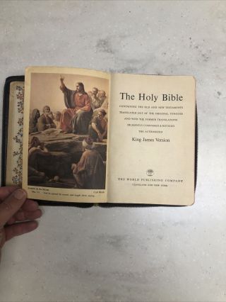 Vintage King James Bible The World Publishing Company Old & & Concordance 3
