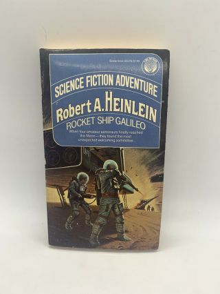 Rocket Ship Galileo 1982 Del Rey Vintage Sci Fi Pb Book