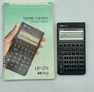 Hp - 27s Hewlett Packard Scientific Calculator