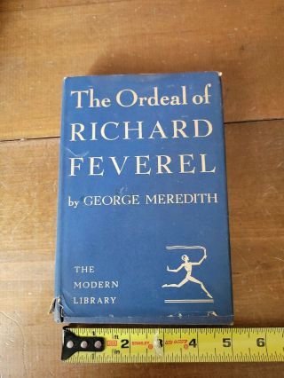 1942 Modern Library 134 The Ordeal Of Richard Feverel By George Meredith