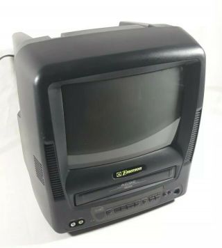 Emerson Ewc0901 9 " Color Gaming Tv/vcr Combo No Remote And Black
