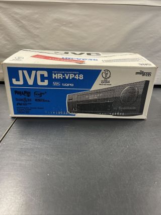 Jvc Hr - Vp58u 4 Head Vcr Vhs Player Recorder Hi - Fi Vcr Remote Av Cable