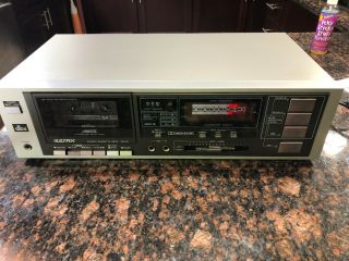Vintage Rare 1984 Sanyo Ultrx Rd - C21 Cassette Deck Player/recorder Cond