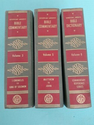 Seventh - Day Adventist Bible Commentary Volumes 3,  5,  & 8