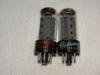 2 X 7591a Sylvania Tubes Strong Matched Pair