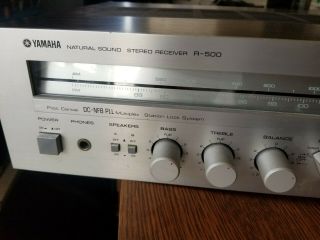 Yamaha Vintage R - 500 Receiver Serviced And Leds Installed