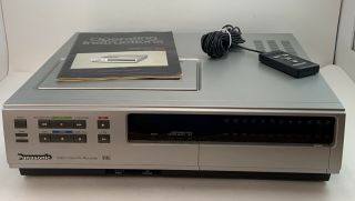 Panasonic Omnivision Vhs Video Cassette Top Loader Vcr Pv - 1220 Vintage W/ Remote
