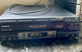 Panasonic Lx - V880 Multi Laser Disc Player Powers On Rare