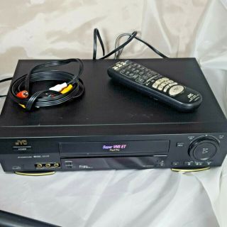 Jvc Vhs Hi - Fi Hr - S3800u Cassette Recorder Player Vcr Plus With Remote