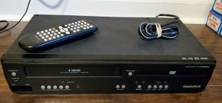 Magnavox Dv220mw9 Dvd Vcr Combo Player With Remote 4 Head Hi - Fi Stereo Vcr Vhs
