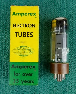 Amperex Bugle Boy 6ca7/el34 Vacuum Tube Nos