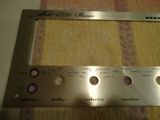 Marantz 4300 Quad Receiver Parting Out Faceplate Near Look