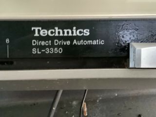 Awesome Technics Sl - 3350 Automatic Direct Drive Turntable Record Player