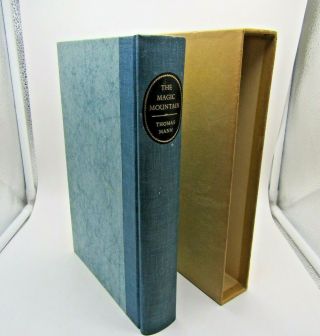 The Magic Mountain By Thomas Mann 1962 Hardcover Slipcase Heritage Press