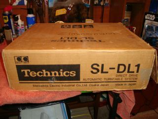 Technics Turntable Sl - Dl1 In The Box With Inserts Wonderful