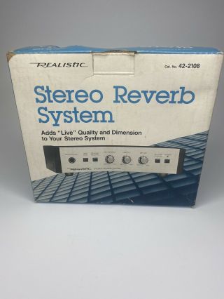 Realistic Stereo Reverb System 42 - 2108 Vintage