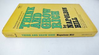 Think and Grow Rich by Napoleon Hill 1963 Revised Ed.  Paperback Fawcett Crest 2