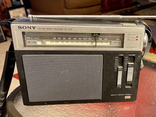 Sony Icf - S5w Am/fm 2 Band Receiver Rare Radio & Rarely