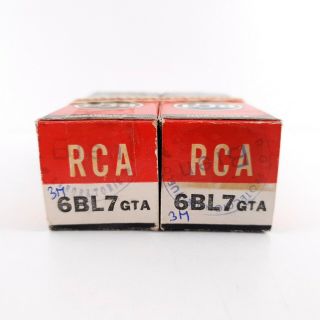 2 X 6bl7gta Tube.  Rca Brand.  Black Plates.  3 Micas.  1959 Production.  Cb Ena