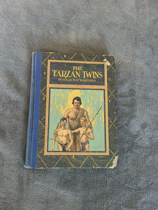 1927 Tarzan Twins Burroughs Book Complete 5th Edition Volland Golden