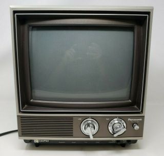 Gaming Tv Vintage 1982 Panasonic 10” Color Tv Television Ct - 1110d Colorpilot