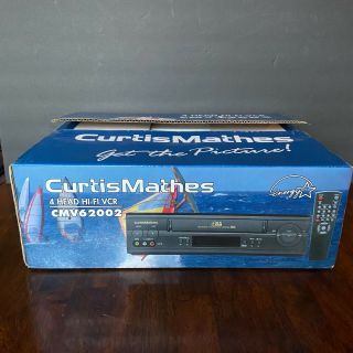 Curtis Mathes Cmv 62002 Stereo 4 Head Hi - Fi Vcr Vhs Player - Open Box