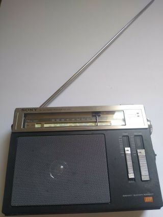 Vintage Sony Icf - S5w Radio
