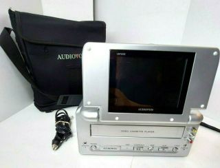 Audiovox Vbp2000 Portable Vhs Player W/5 " Lcd Screen Incl.  Case & Cord -
