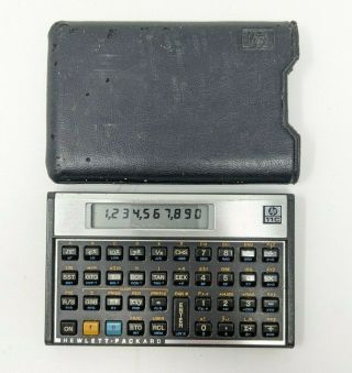 Hp 11c Hewlett Packard Scientific Calculator With Case,