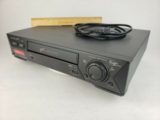Mitsubishi Hs - U795 Vhs Player Vcr Video Cassette Recorder & Oc400