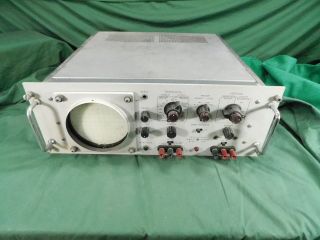 Vintage Hewlett - Packard Model 120b Oscilloscope Sn 601 - 08105 Test Electronics