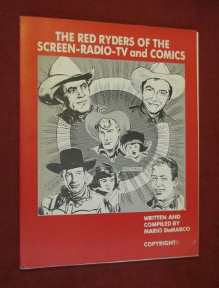 The Red Ryders Of The Screen - Radio - Tv And Comics By Mario Demarco (paperback)