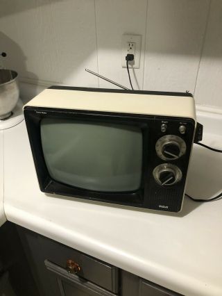 Vintage Rca Agr 120y Dial Tv Solid State Television