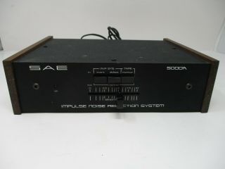 Vintage Sae 5000 Impulse Noise Reduction System For Audio Vinyl Records Usa